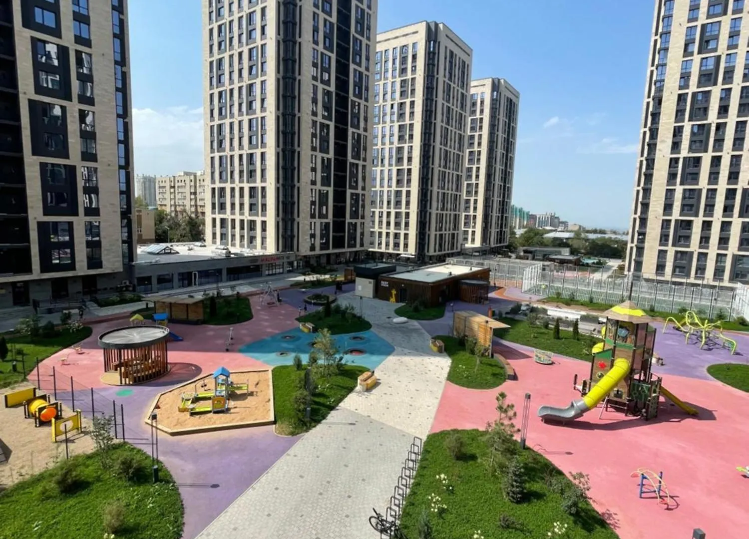 3-Room Apartment Comfort City Almaty Kazakhstan